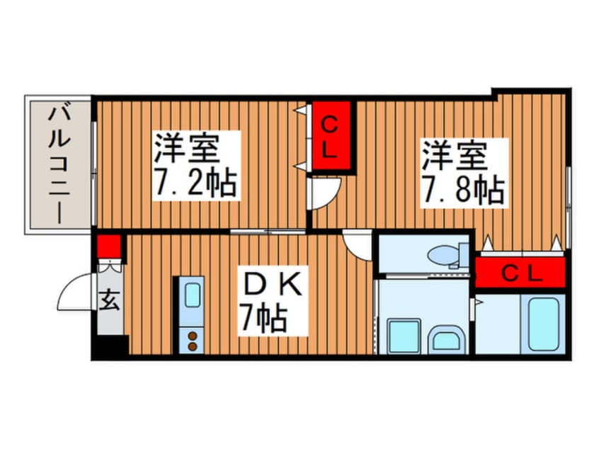 間取図 メゾン３２