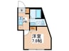 ベイルーム長津田 1Kの間取り