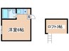ペアパレス　志村 1Rの間取り