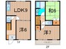 ハウゼＭ 3LDKの間取り