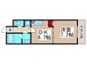 ＩＳＩＩビル 1DKの間取り