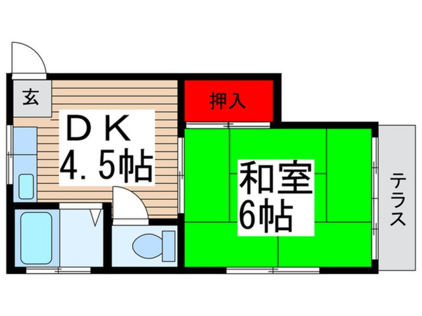 間取図 タウンコーポ