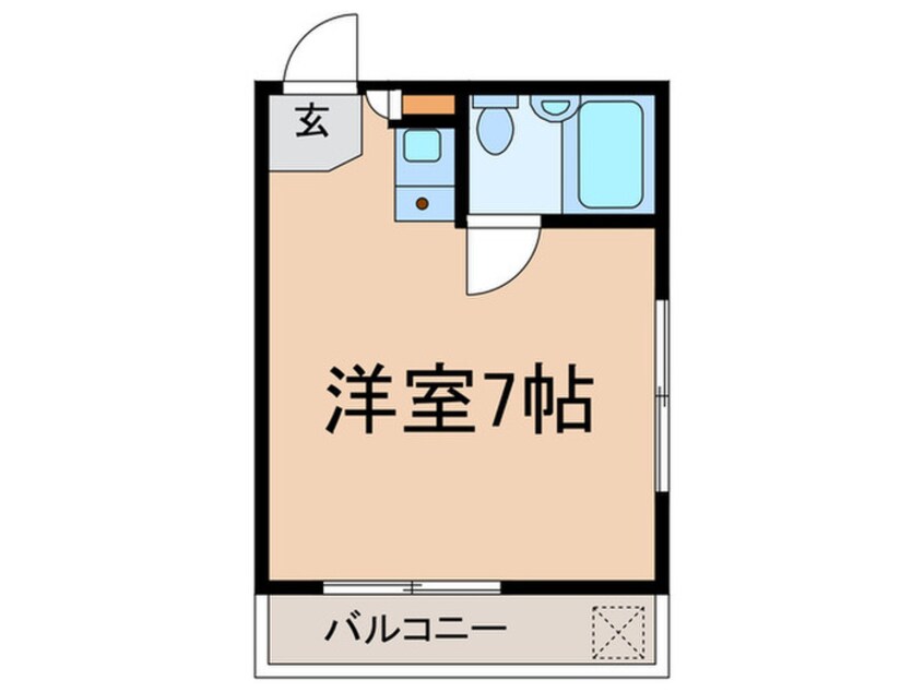 間取図 スカイハイツ奥沢(305)