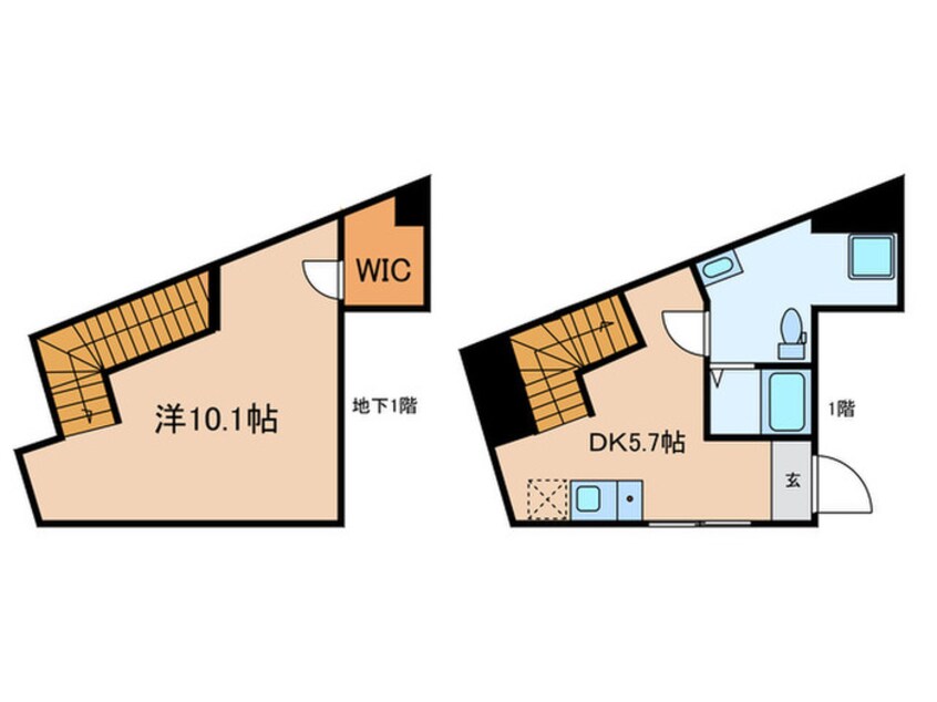 間取図 パークサイド戸越公園