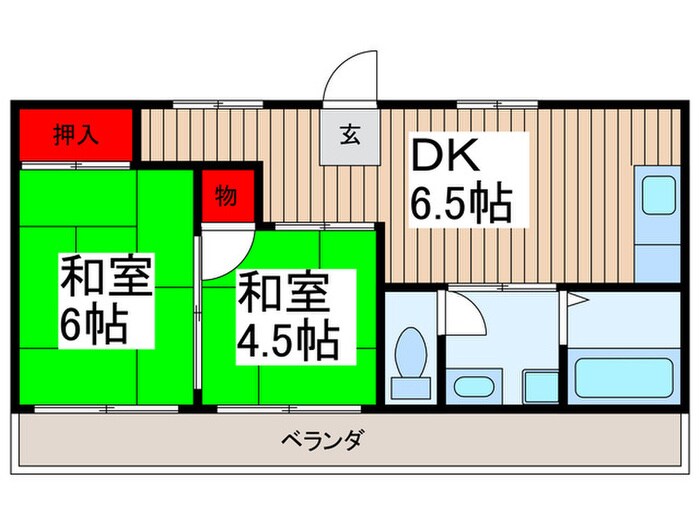 間取り図 コ―ポくらまえ