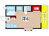 クリーンハイツ 1Rの間取り
