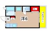 クリーンハイツ 1Rの間取り