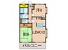 ソレイル梶ヶ谷 2LDKの間取り