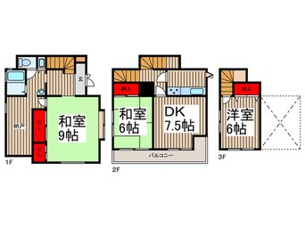 間取図 所沢若狭戸建