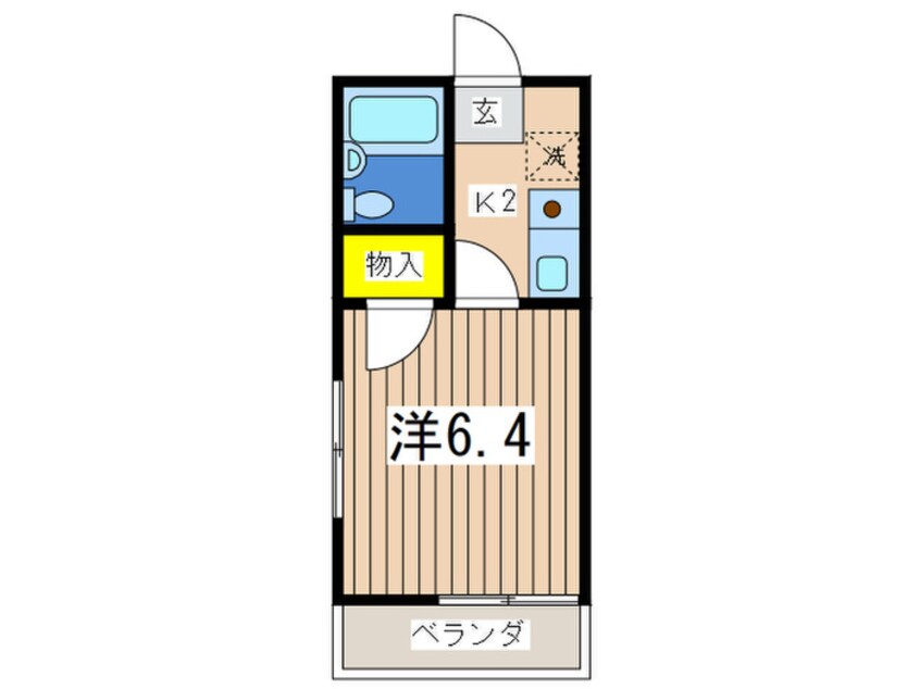 間取図 ハイツサトウ