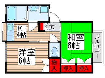 間取図 ニューＧＭコーポ１号棟