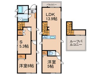 間取図 Ｋｏｌｅｔ井荻♯02