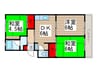 エスプワール松戸 3DKの間取り