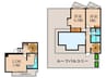 メゾネット駒沢 2LDKの間取り