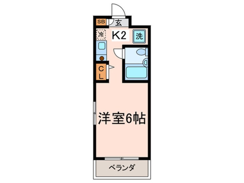 間取図 ラポ－ル経堂