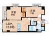 Attirant板橋本町 2LDKの間取り