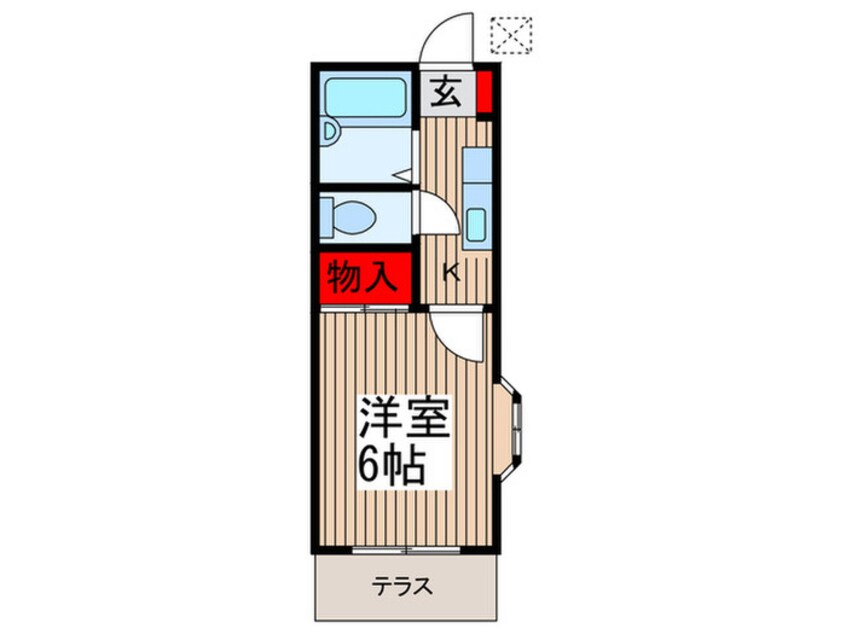 間取図 サンハイツ仏子