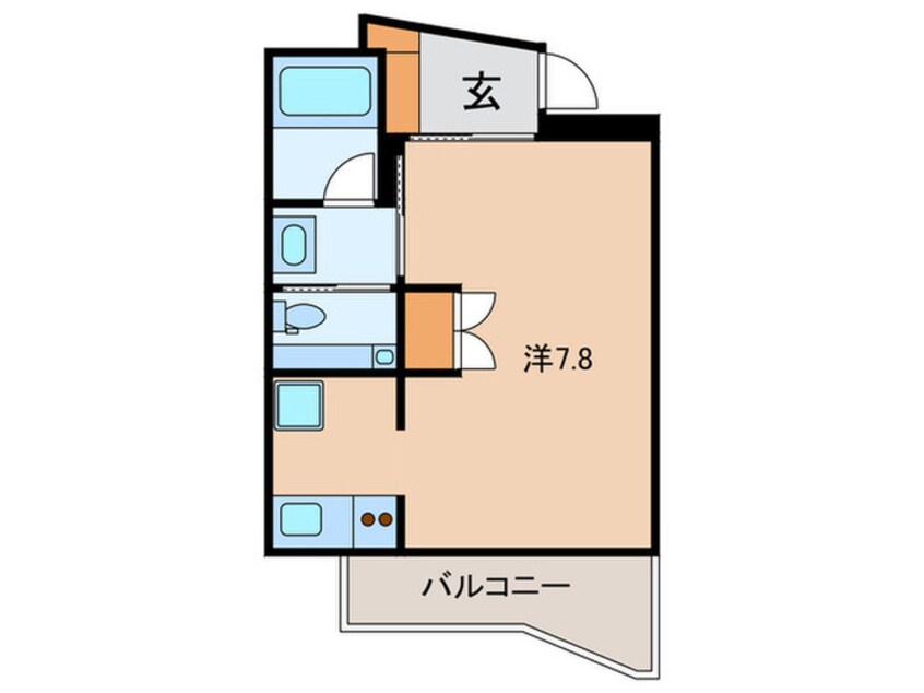 間取図 ティエドゥ－ル麻布台（702）