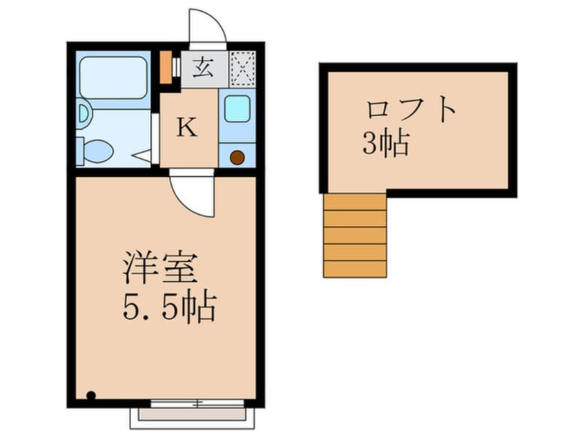 間取図 ヴィラ扇山