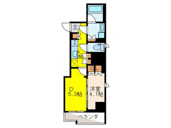 間取図 グレイスリヴィエール東京八丁堀