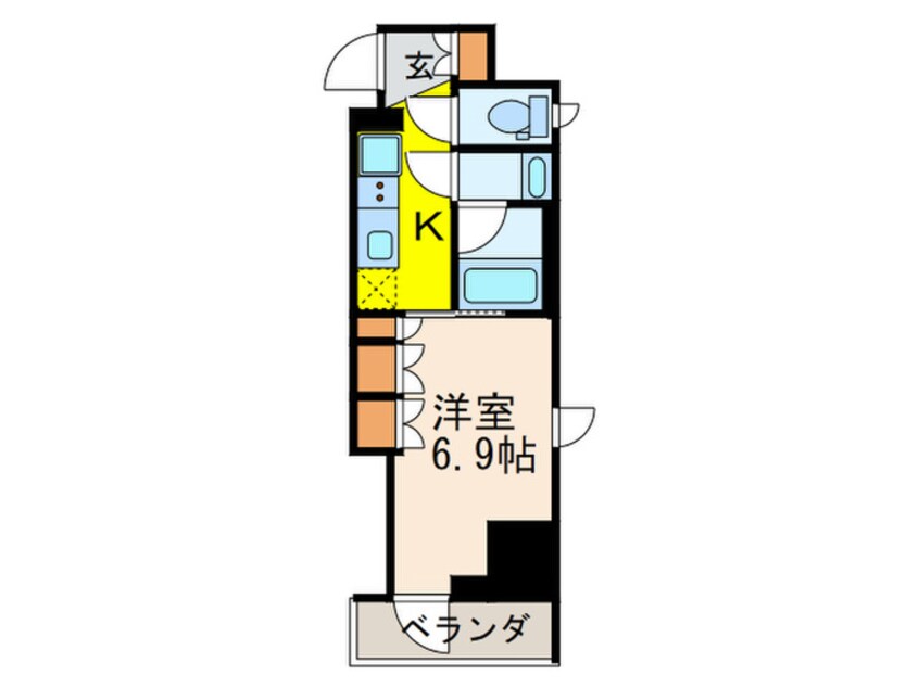 間取図 グレイスリヴィエール東京八丁堀