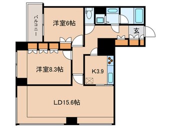 間取図 ラ・トゥール神楽坂