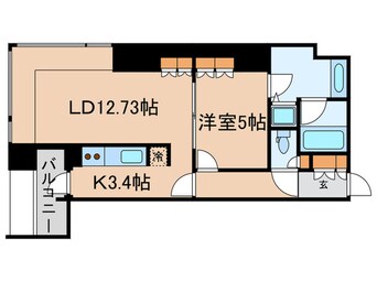 間取図 ラ・トゥール神楽坂