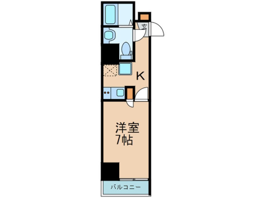 間取図 アイルプレミアム千駄木(202)