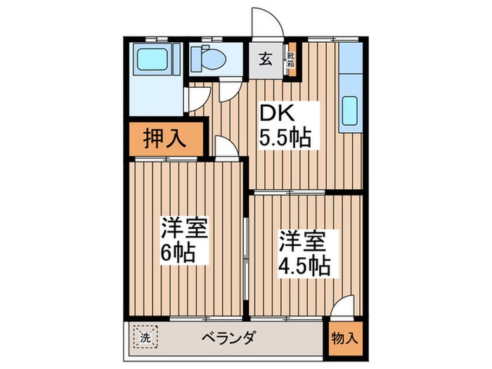 間取り図 桔梗ハウス