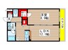 アンダンテ 1LDKの間取り