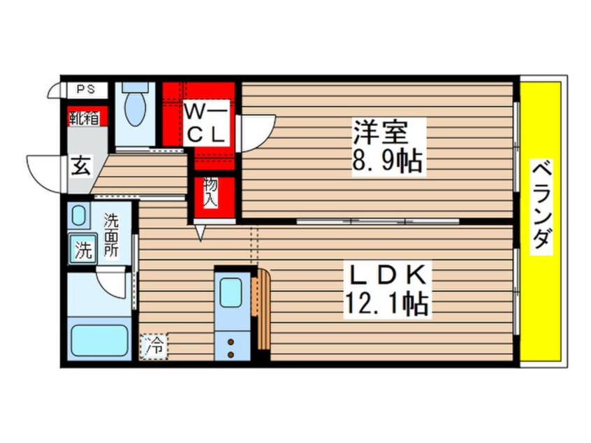 間取図 アンダンテ