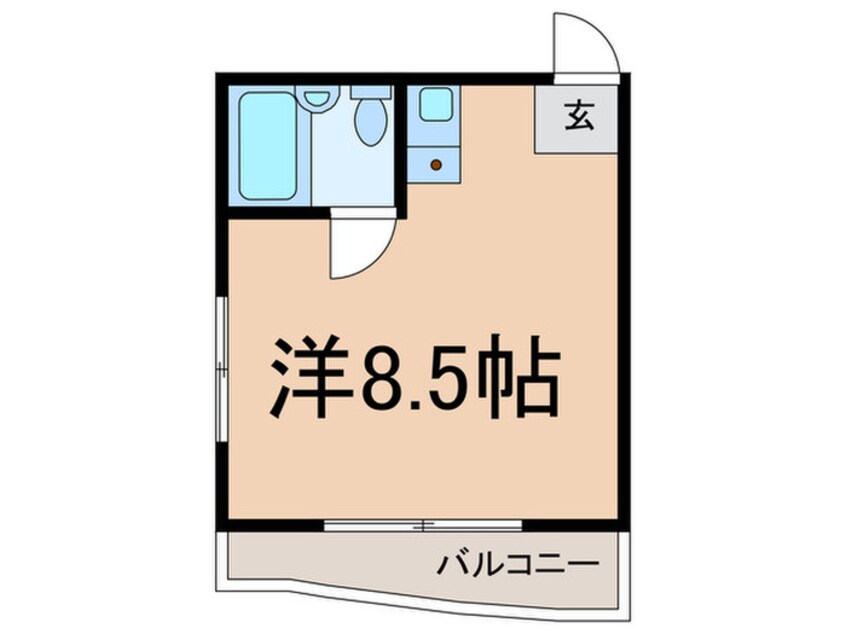 間取図 スカイハイツ奥沢(401)