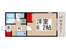 プリエ－ル 1Kの間取り
