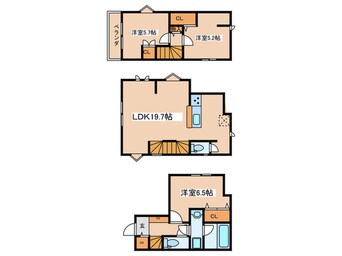 間取図 Kolet調布多摩川