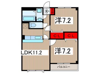 間取図 アンプルール彩華