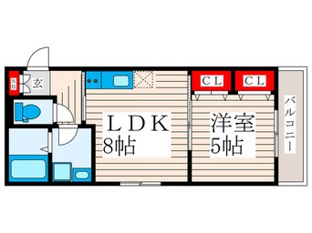 間取図 ＣＬＡＵＤＥ－９