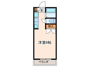 間取図 ベルグリ－ン３６Ｃ