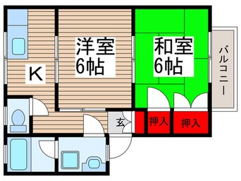 間取図 ニューＧＭコーポ２号棟