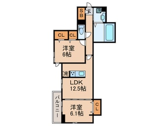 間取図 Villa Glycine