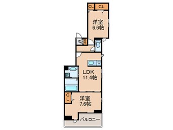 間取図 Villa Glycine