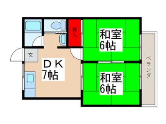 間取図 プラザイシバシＡ