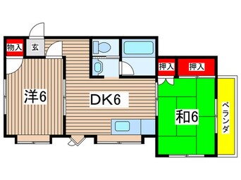 間取図 プラザイシバシＡ