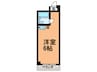 上井草マンション 1Rの間取り