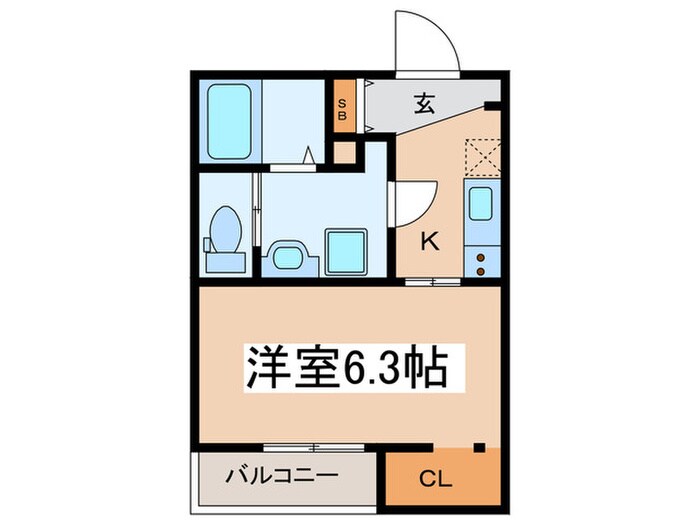 間取り図 カサデルソルⅥ