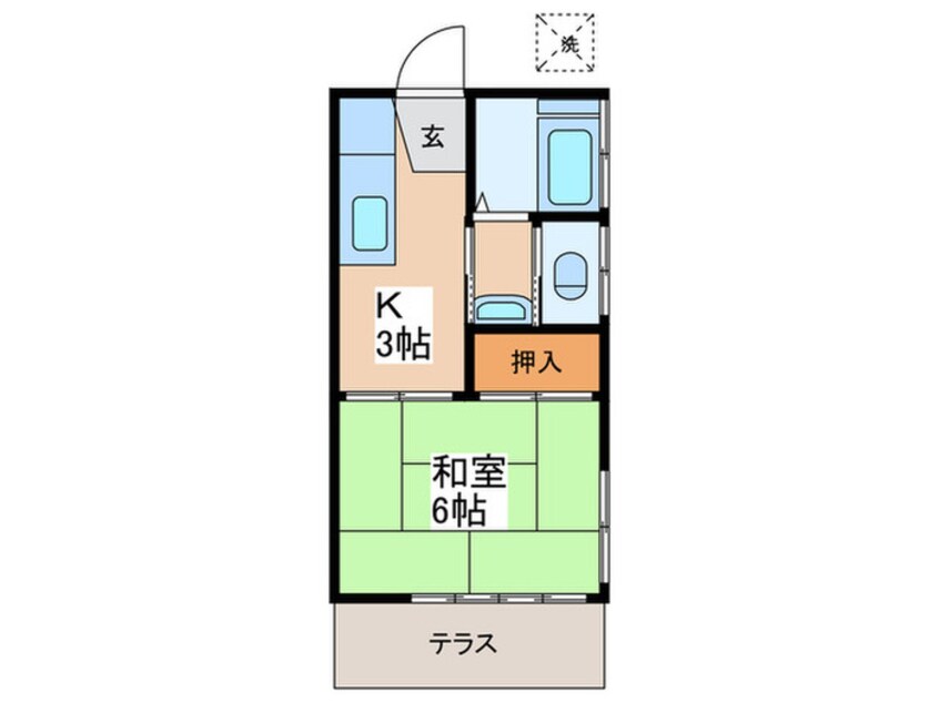 間取図 第三佐渡荘