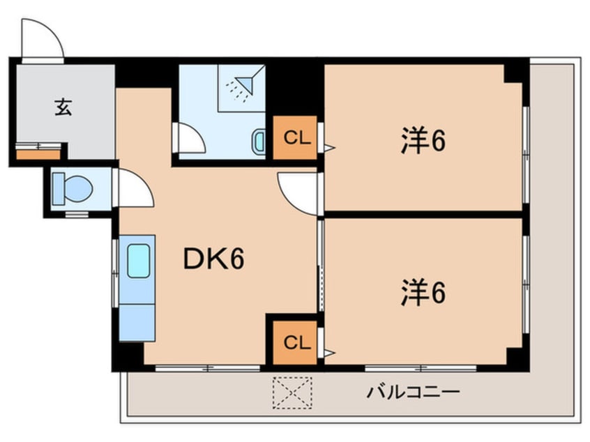 間取図 神部コ－ポ