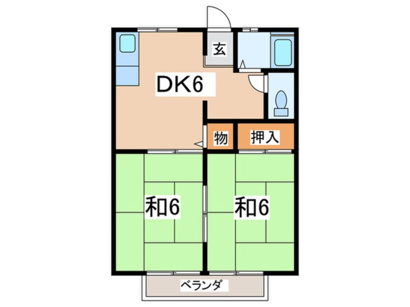 間取図 十文字ハイツB棟