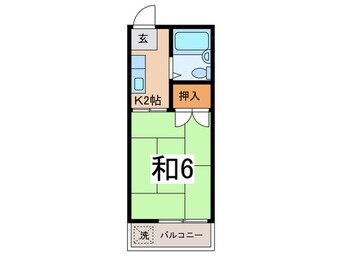 間取図 コ－ポ佐渡