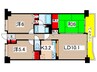 グリーンコーポ蘇我駅前(303) 3LDKの間取り