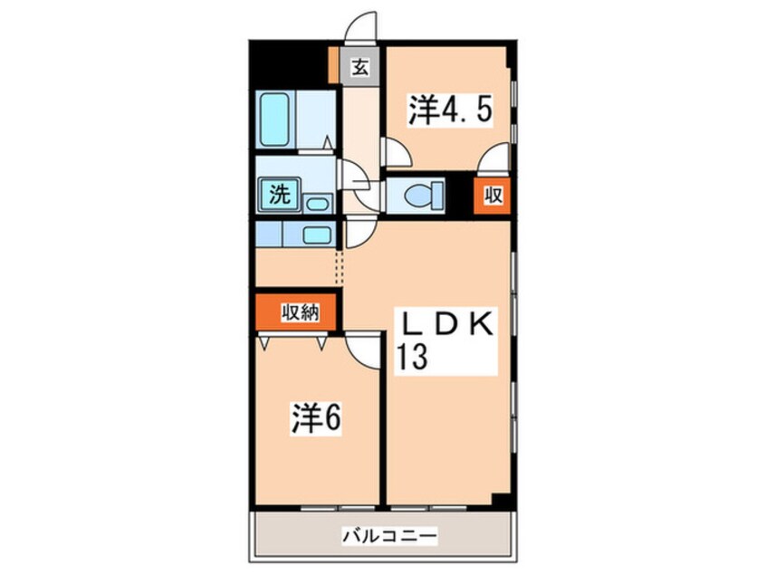 間取図 ベルメゾン市ヶ尾